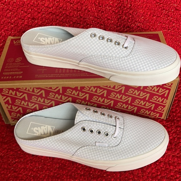 Vans Authentic Mule Pastel Checkerboard MENS - Picture 2 of 16